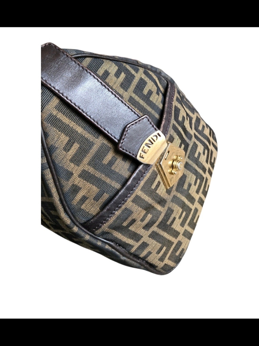 Fendi Zucca Canvas Satchel in Brown - Picture 8 of 16
